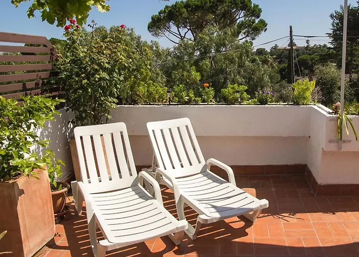 Casita Blanca Con Fibra Optica Y Piscina Cominutaria * Τόσα ντε Μαρ